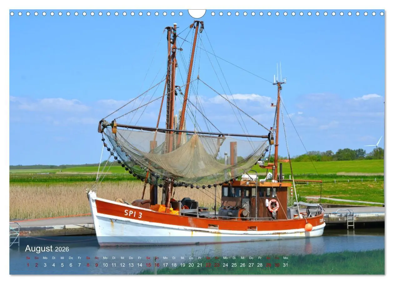Bild: 9783457517130 | Nordsee-Krabbenkutter (Wandkalender 2026 DIN A3 quer), CALVENDO...