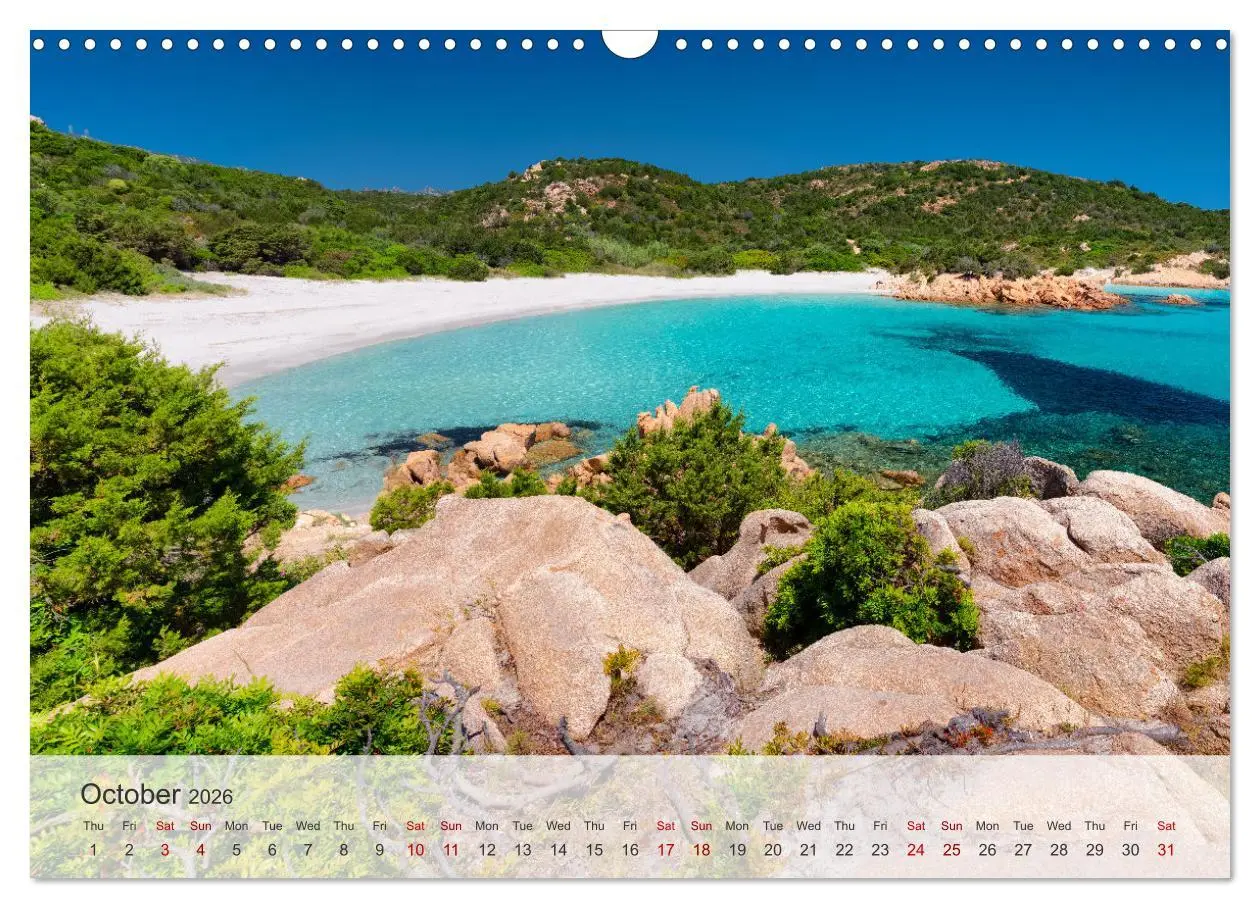 Bild: 9783516537130 | Wonderful Sardinia (Wall Calendar 2026 DIN A3 landscape), CALVENDO...