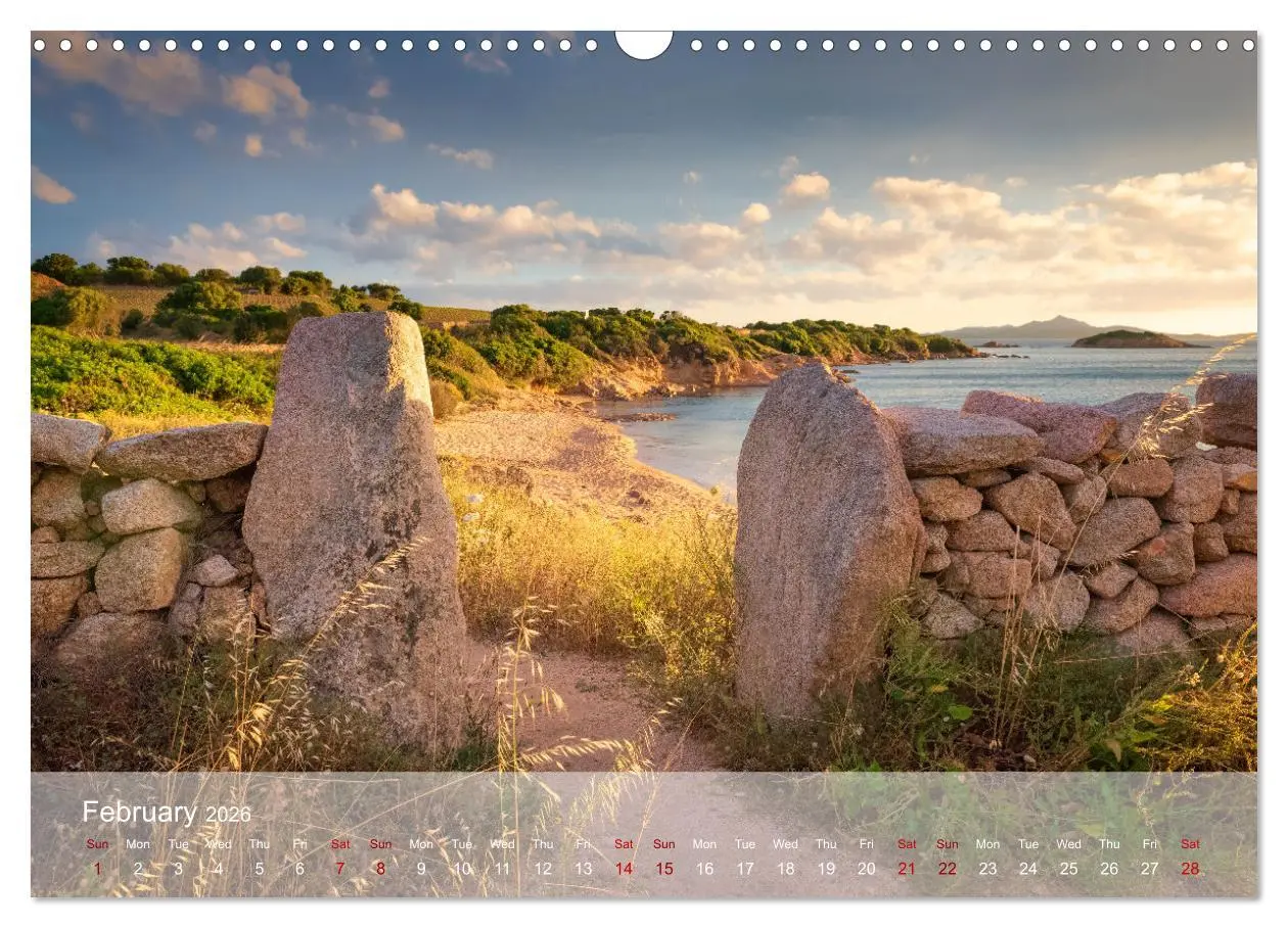 Bild: 9783516537130 | Wonderful Sardinia (Wall Calendar 2026 DIN A3 landscape), CALVENDO...
