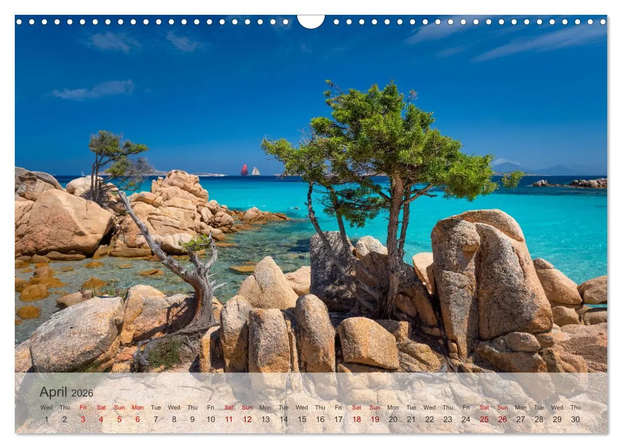 Bild: 9783516537130 | Wonderful Sardinia (Wall Calendar 2026 DIN A3 landscape), CALVENDO...
