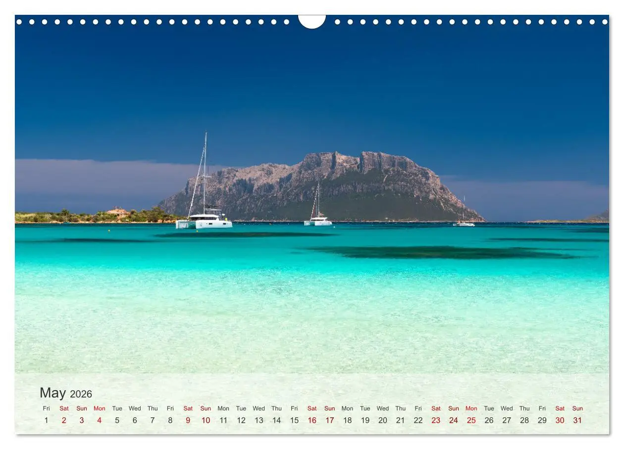 Bild: 9783516537130 | Wonderful Sardinia (Wall Calendar 2026 DIN A3 landscape), CALVENDO...