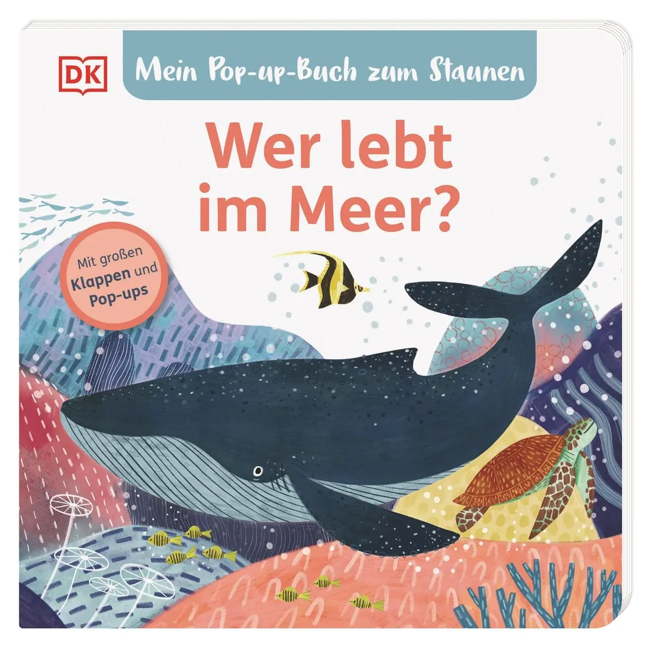 Cover: 9783831047130 | Mein Pop-up-Buch zum Staunen. Wer lebt im Meer? | Sandra Grimm | Buch