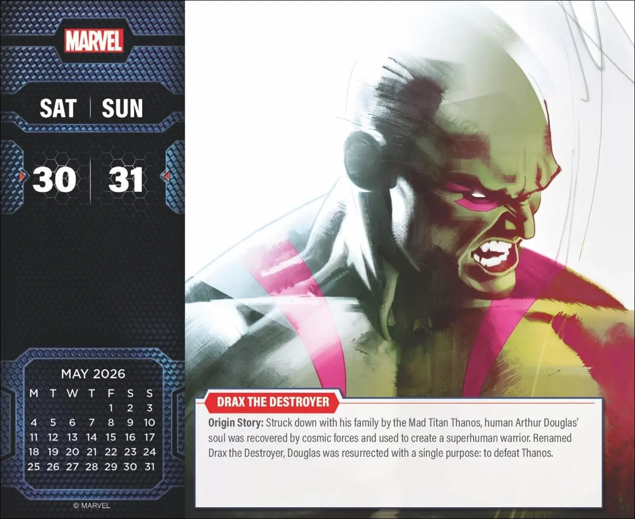 Bild: 9783840197130 | Marvel Comics Tagesabreißkalender 2026 | Kalender | Danilo | 320 S.