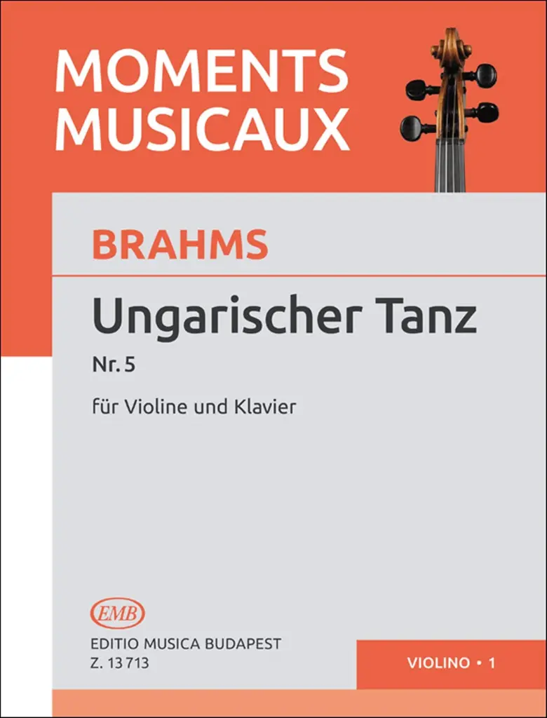 Cover: 9790080137130 | Ungarischer Tanz Nr. 5 | Johannes Brahms | Buch | 1990