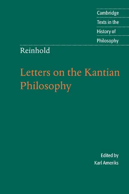 Cover: 9780521537230 | Letters on the Kantian Philosophy | Karl Ameriks | Taschenbuch | 2013