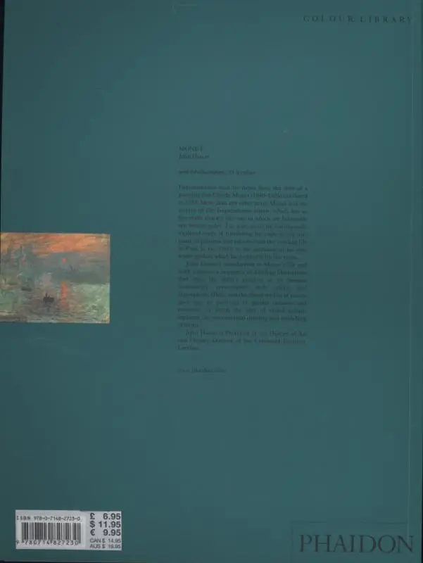 Rückseite: 9780714827230 | Monet | John House (u. a.) | Taschenbuch | 128 S. | Englisch | 2020