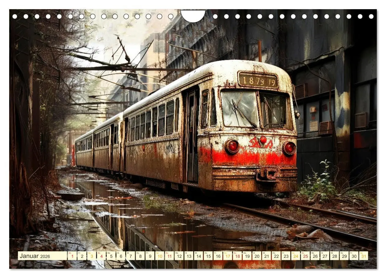 Bild: 9783457367230 | Straßenbahn ausgedient (Wandkalender 2026 DIN A4 quer), CALVENDO...