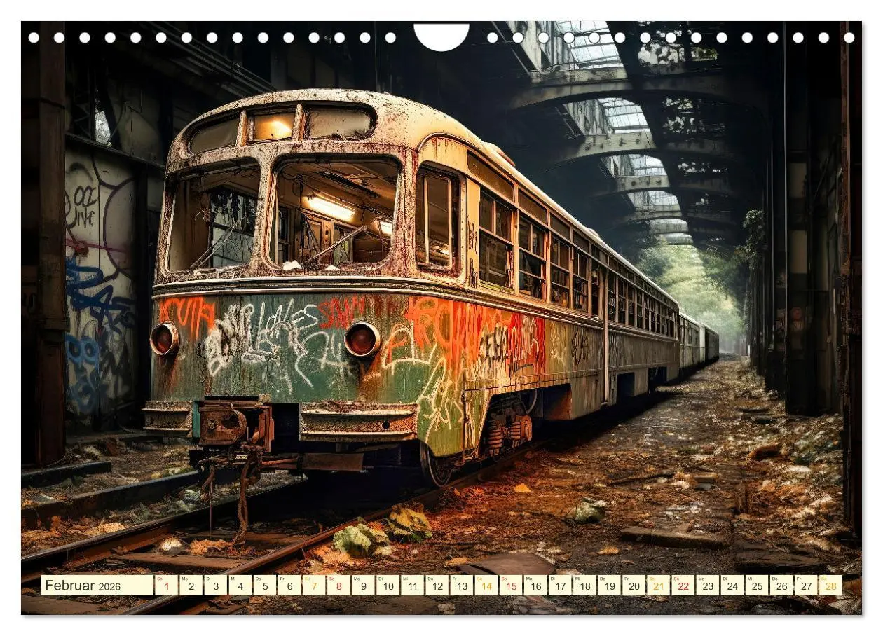 Bild: 9783457367230 | Straßenbahn ausgedient (Wandkalender 2026 DIN A4 quer), CALVENDO...