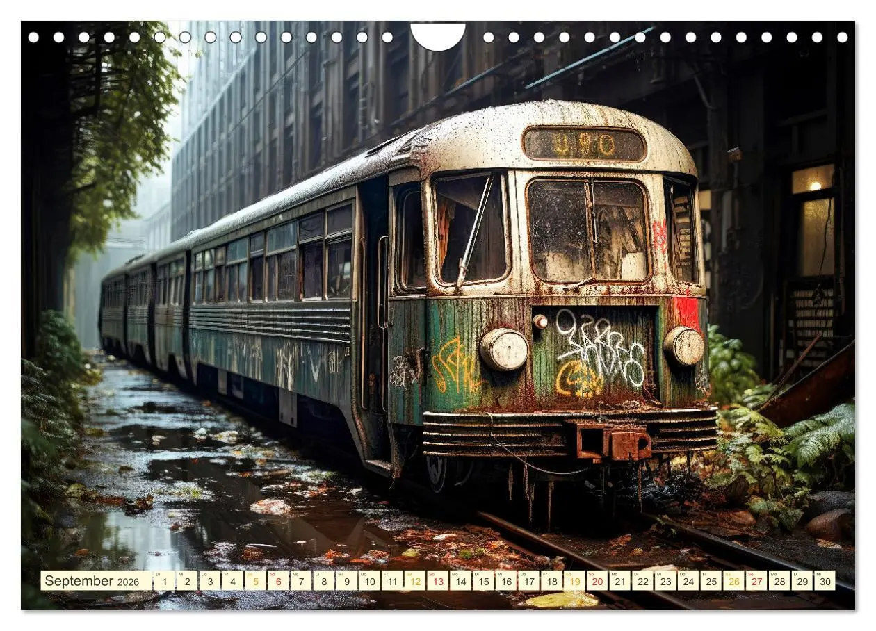 Bild: 9783457367230 | Straßenbahn ausgedient (Wandkalender 2026 DIN A4 quer), CALVENDO...