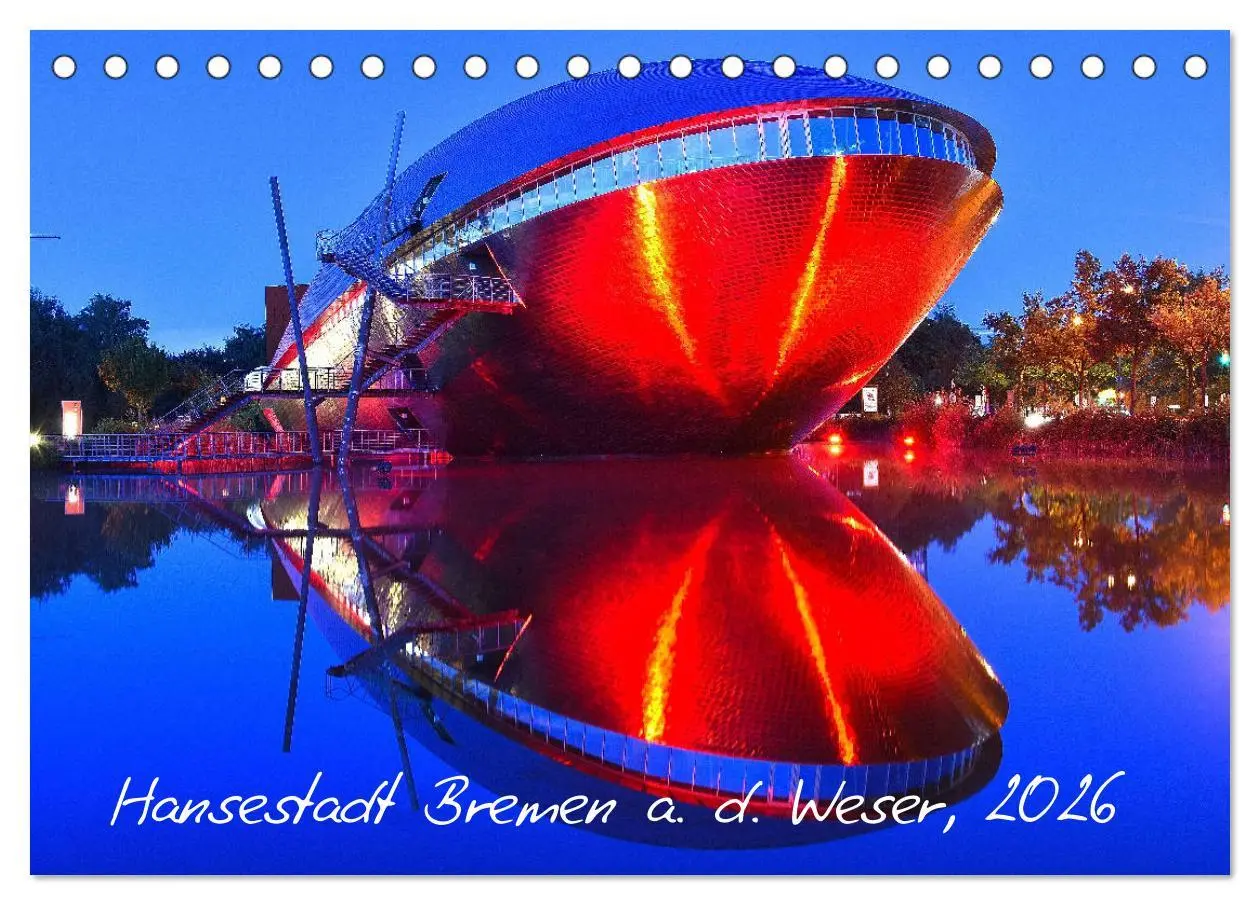 Cover: 9783457817230 | Kalender Hansestadt Bremen a. d. Weser, 2026 (Tischkalender 2026...
