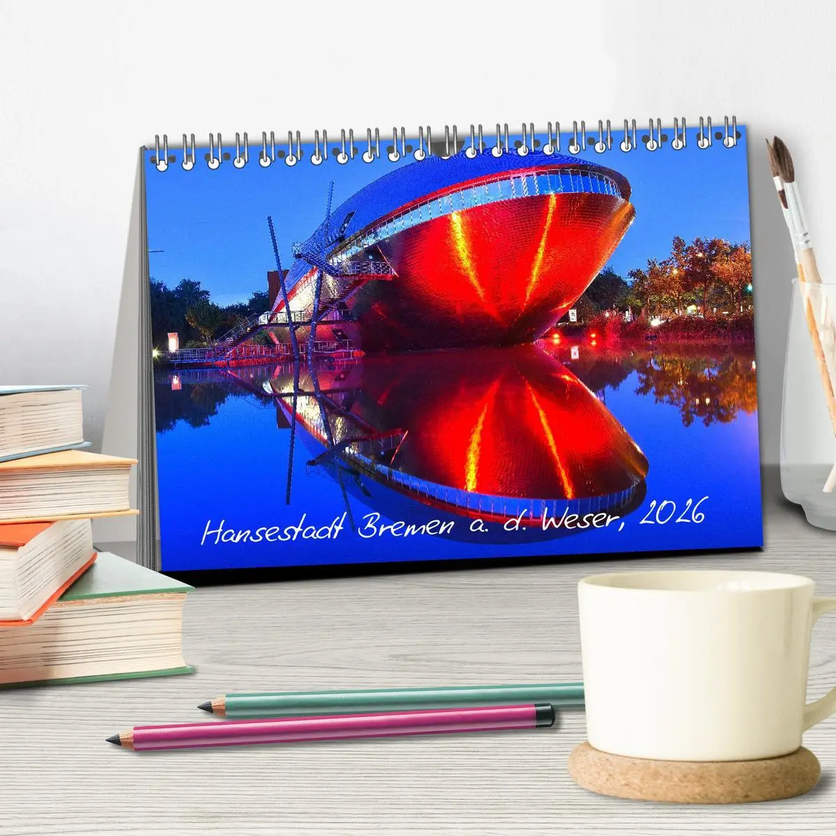Bild: 9783457817230 | Kalender Hansestadt Bremen a. d. Weser, 2026 (Tischkalender 2026...