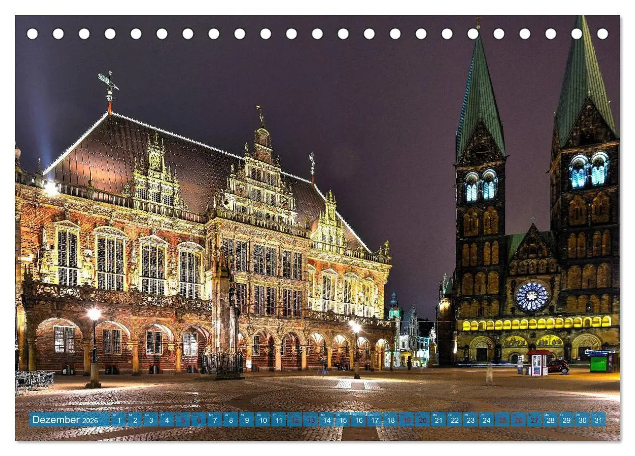 Bild: 9783457817230 | Kalender Hansestadt Bremen a. d. Weser, 2026 (Tischkalender 2026...
