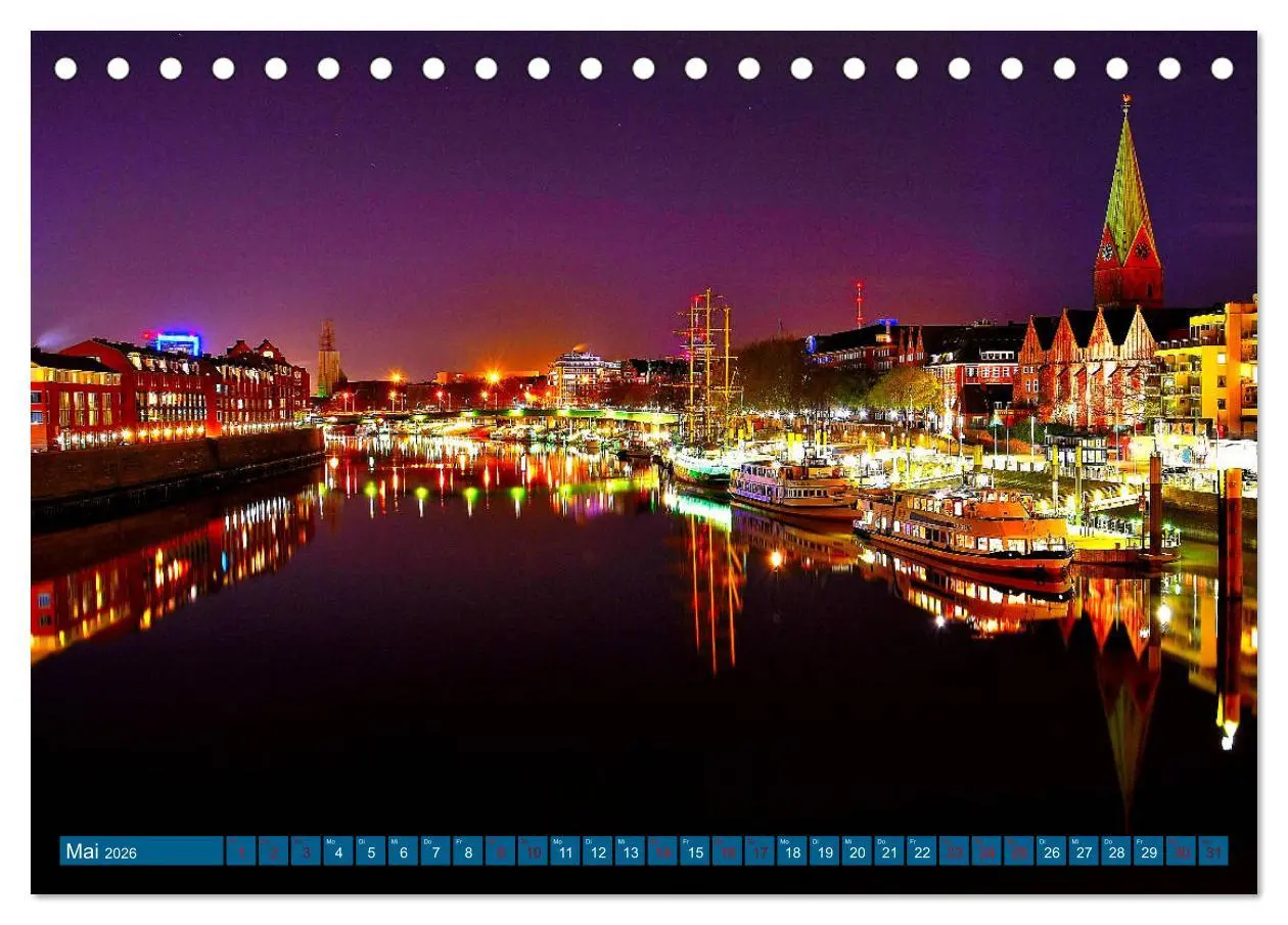 Bild: 9783457817230 | Kalender Hansestadt Bremen a. d. Weser, 2026 (Tischkalender 2026...