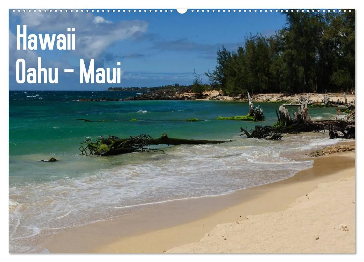 Cover: 9783516147230 | Hawaii - Oahu - Maui (Wandkalender 2026 DIN A2 quer), CALVENDO...