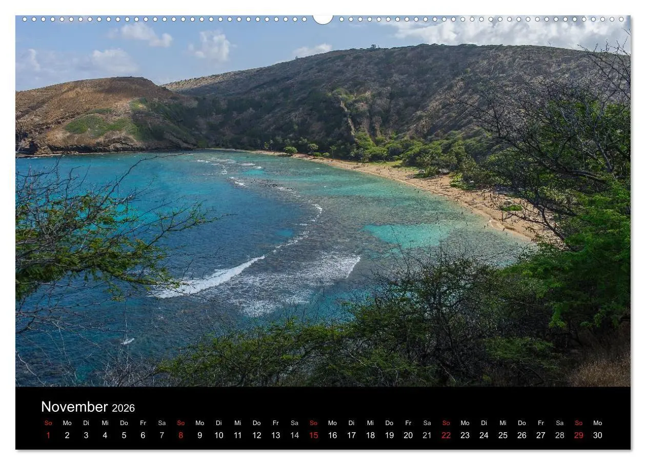 Bild: 9783516147230 | Hawaii - Oahu - Maui (Wandkalender 2026 DIN A2 quer), CALVENDO...