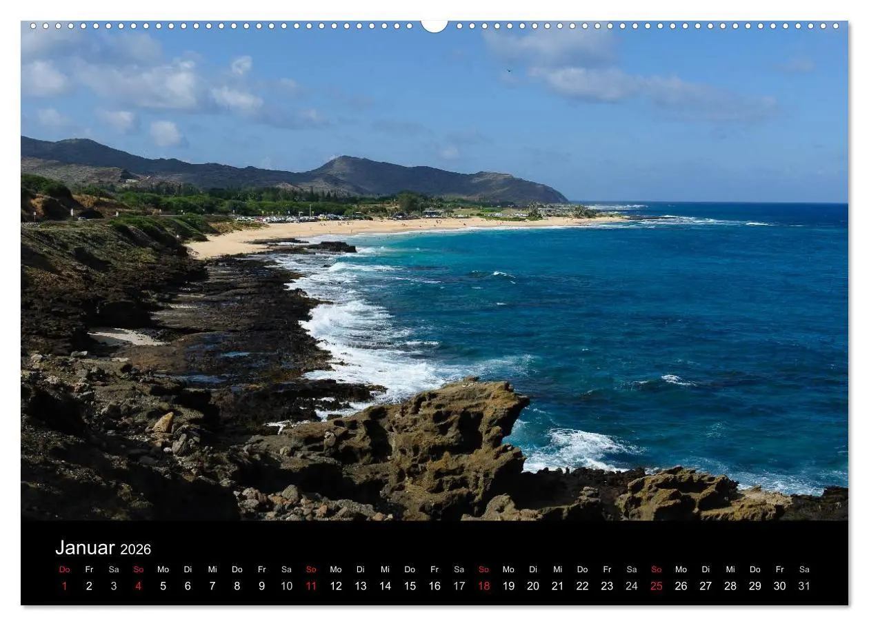 Bild: 9783516147230 | Hawaii - Oahu - Maui (Wandkalender 2026 DIN A2 quer), CALVENDO...