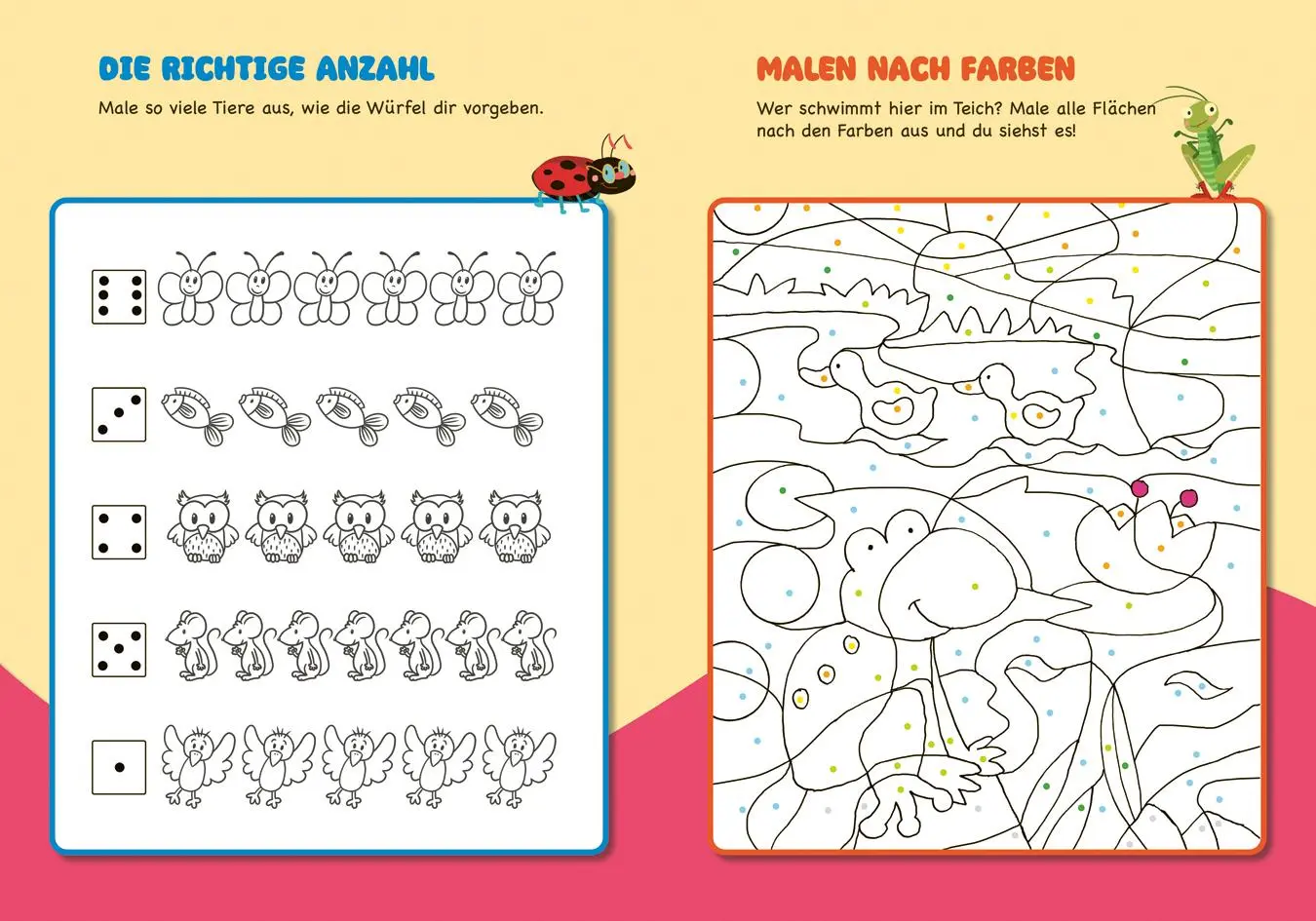 Bild: 9783788647230 | Malen und Rätseln für Kindergartenkinder. Tiere | Nadja Schwendemann