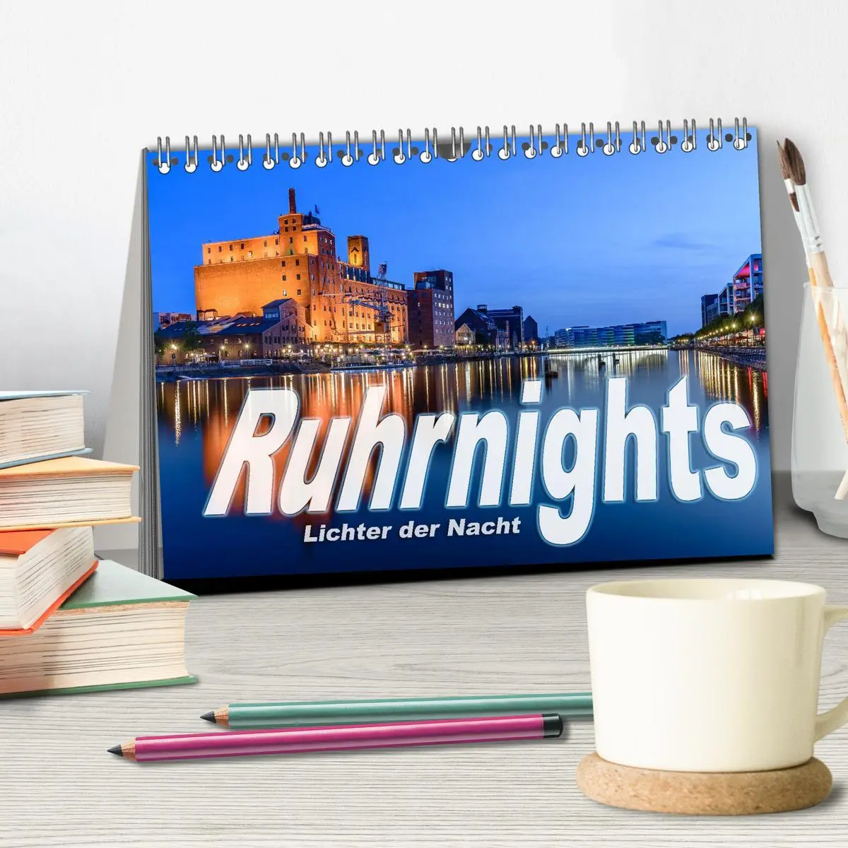 Bild: 9783457597330 | Ruhrnights (Tischkalender 2026 DIN A5 quer), CALVENDO Monatskalender