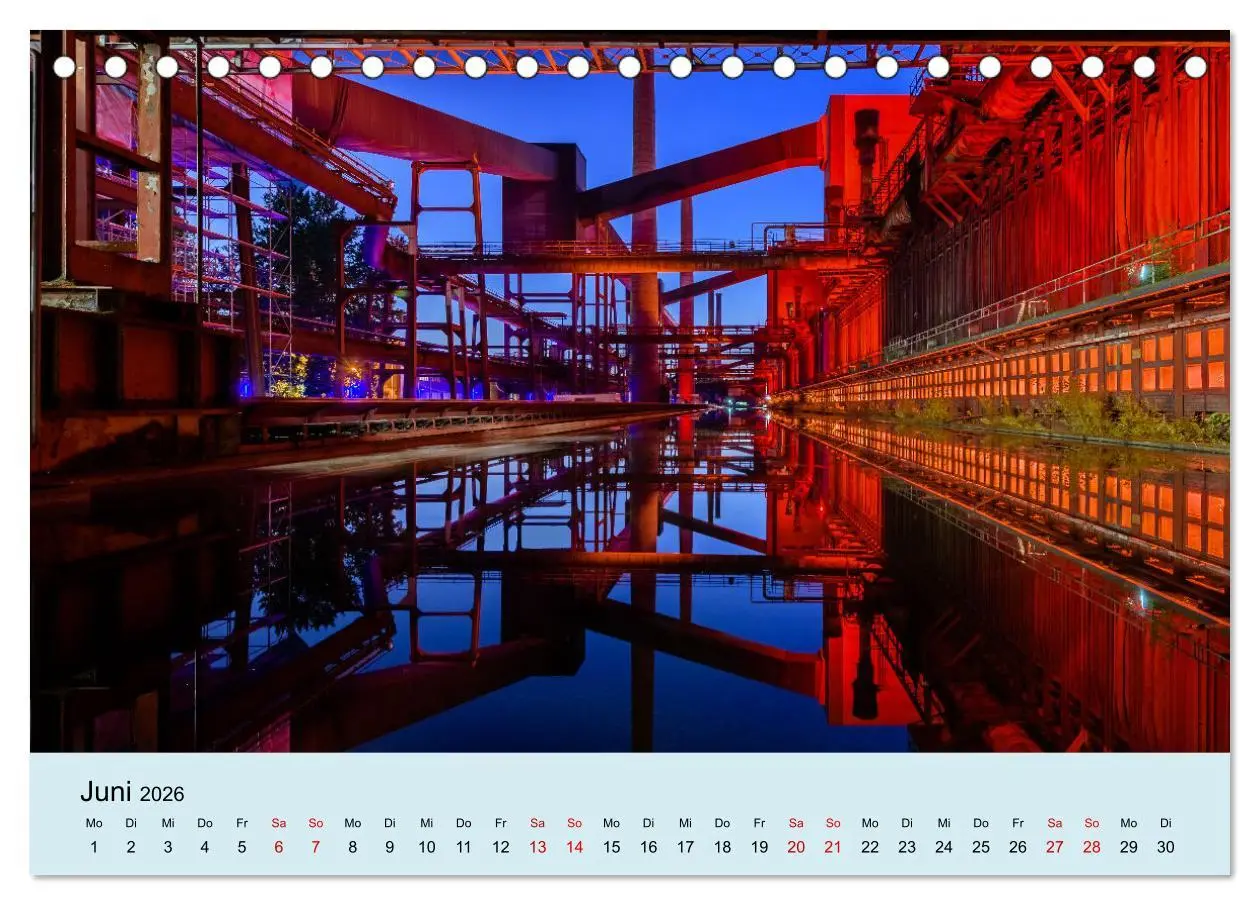 Bild: 9783457597330 | Ruhrnights (Tischkalender 2026 DIN A5 quer), CALVENDO Monatskalender