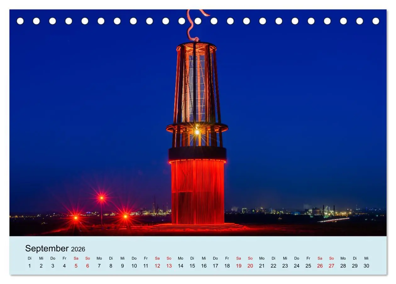 Bild: 9783457597330 | Ruhrnights (Tischkalender 2026 DIN A5 quer), CALVENDO Monatskalender