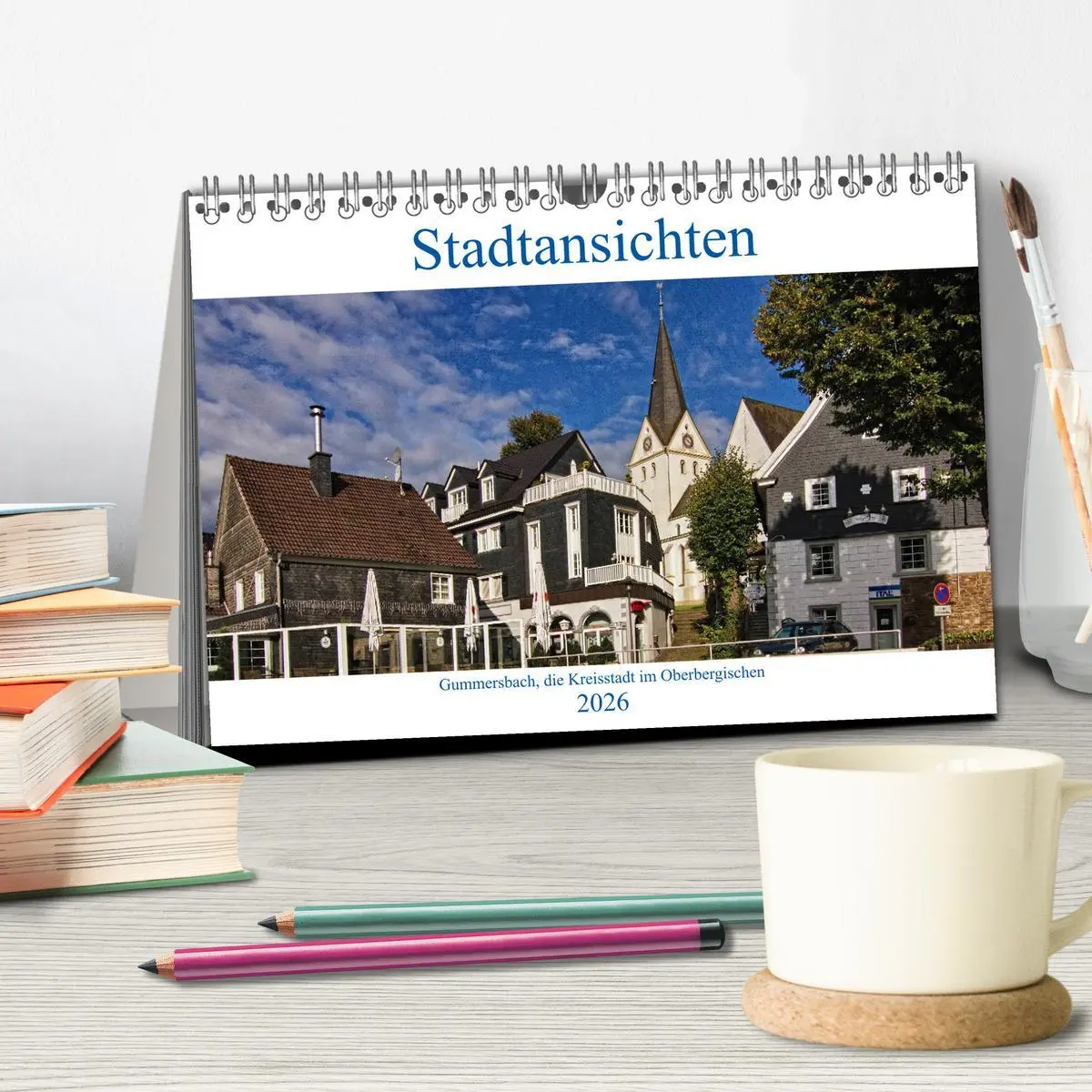 Bild: 9783457807330 | Stadtansichten, Gummersbach (Tischkalender 2026 DIN A5 quer),...