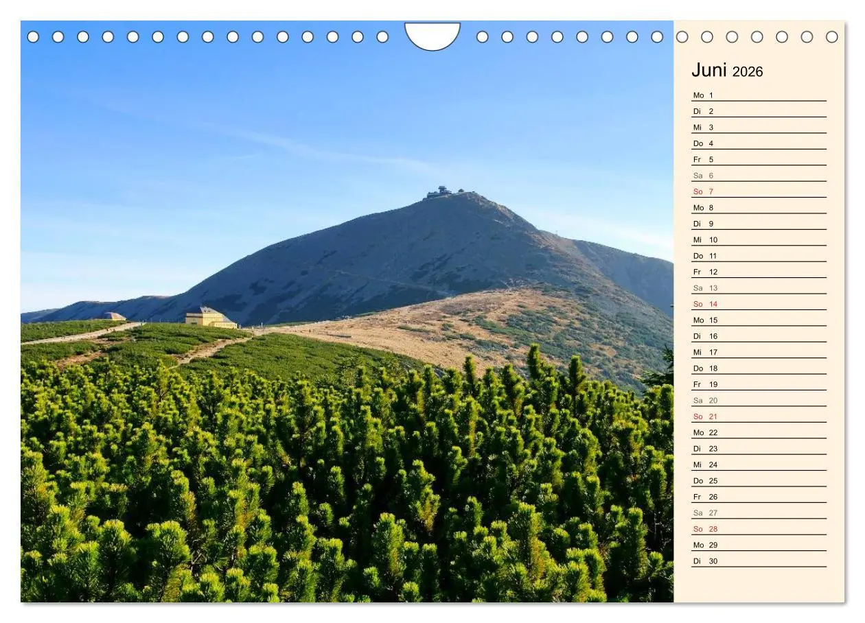 Bild: 9783457977330 | Riesengebirge (Wandkalender 2026 DIN A4 quer), CALVENDO Monatskalender