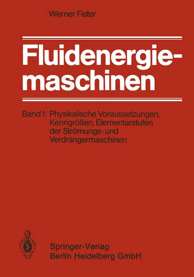 Cover: 9783642867330 | Fluidenergiemaschinen | Werner Fister | Taschenbuch | xvii | Deutsch
