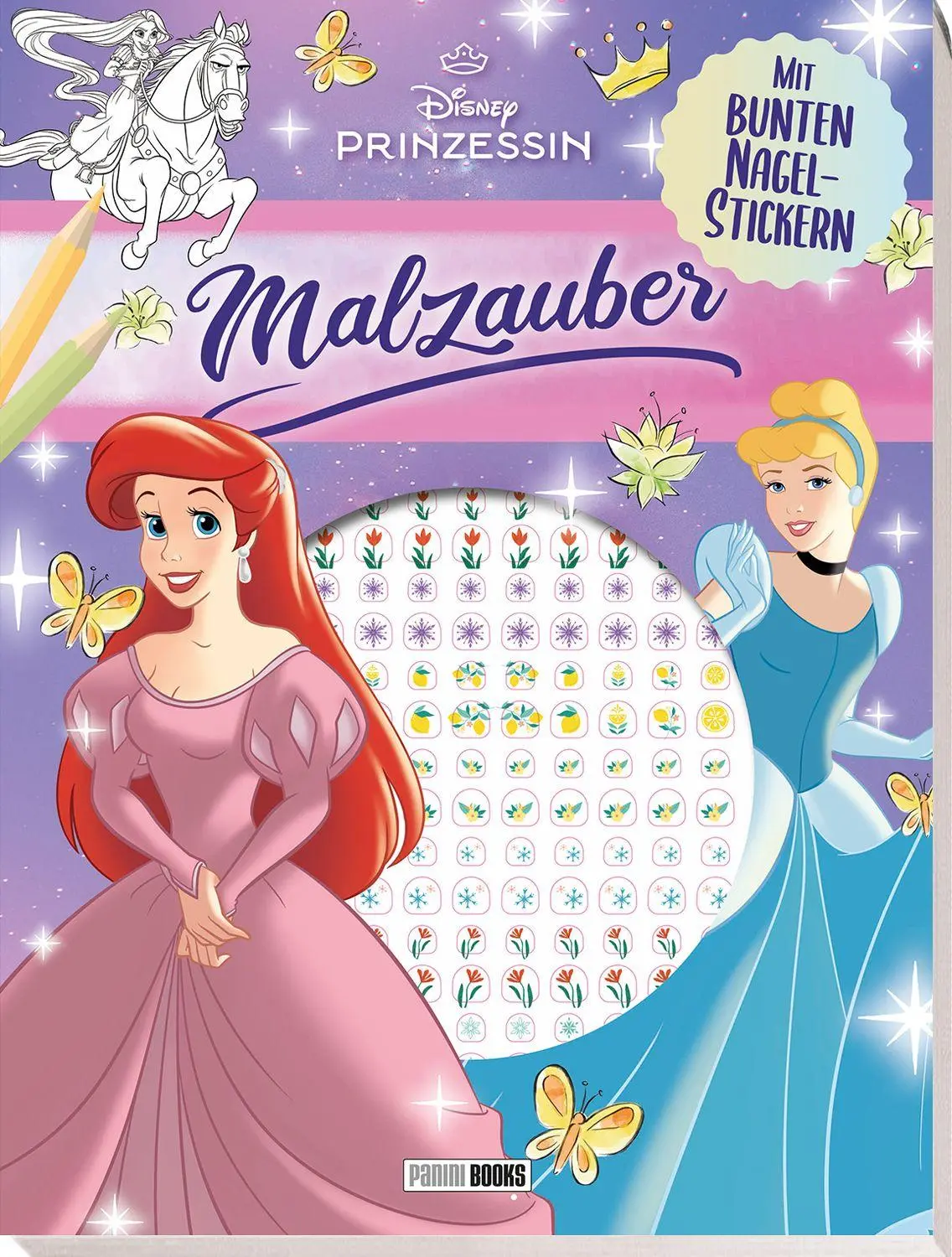 Cover: 9783833247330 | Disney Prinzessin: Malzauber - Mit bunten Nagelstickern! | Taschenbuch
