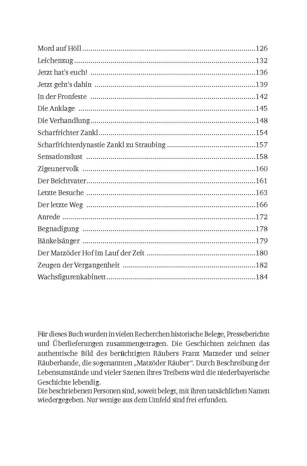 Bild: 9783955877330 | Matzeder - Räuber, Mörder, Delinquent | Altbayern 1810 - 1851 | Buch