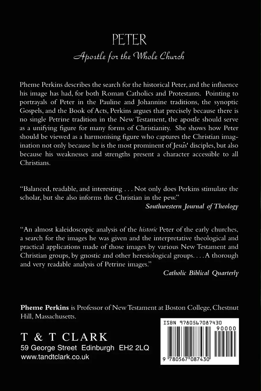 Rückseite: 9780567087430 | Peter | Apostle for the Whole Church: Apostle for the Whole Church