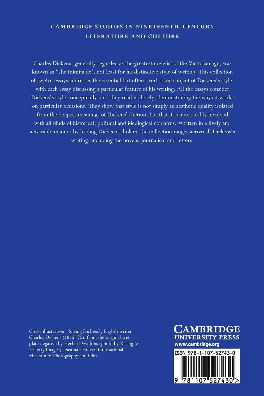 Rückseite: 9781107527430 | Dickens's Style | Daniel Tyler | Taschenbuch | Englisch | 2015