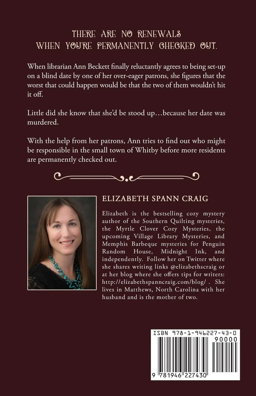 Rückseite: 9781946227430 | Checked Out | Elizabeth Spann Craig | Taschenbuch | Englisch | 2019
