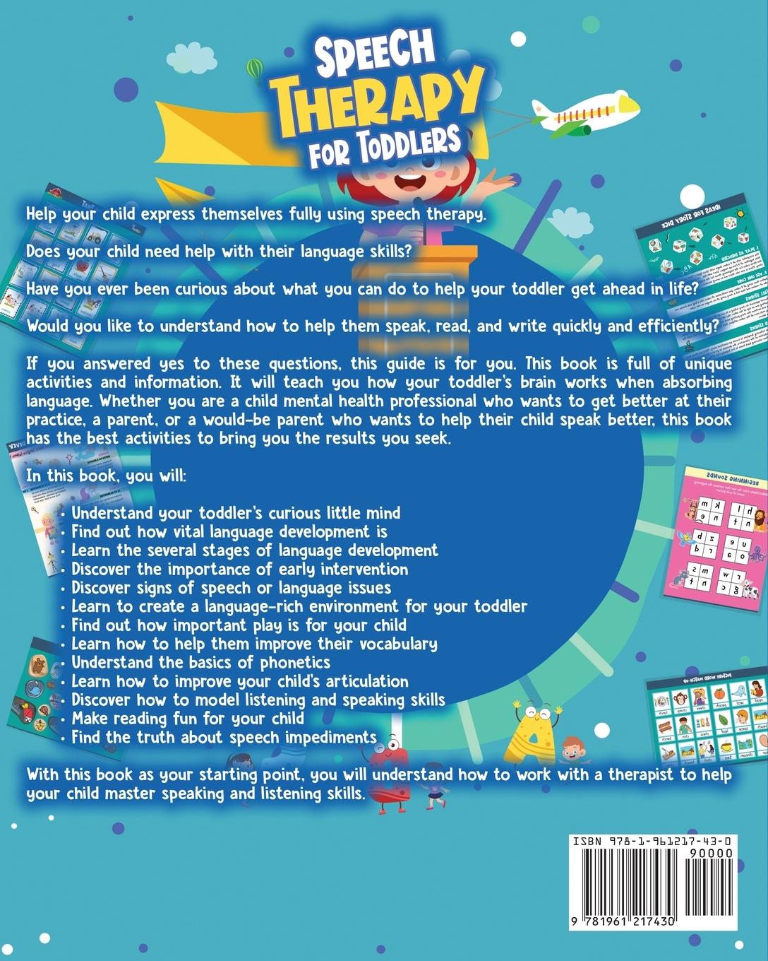 Rückseite: 9781961217430 | Speech Therapy for Toddlers | Joss Reed | Taschenbuch | Englisch