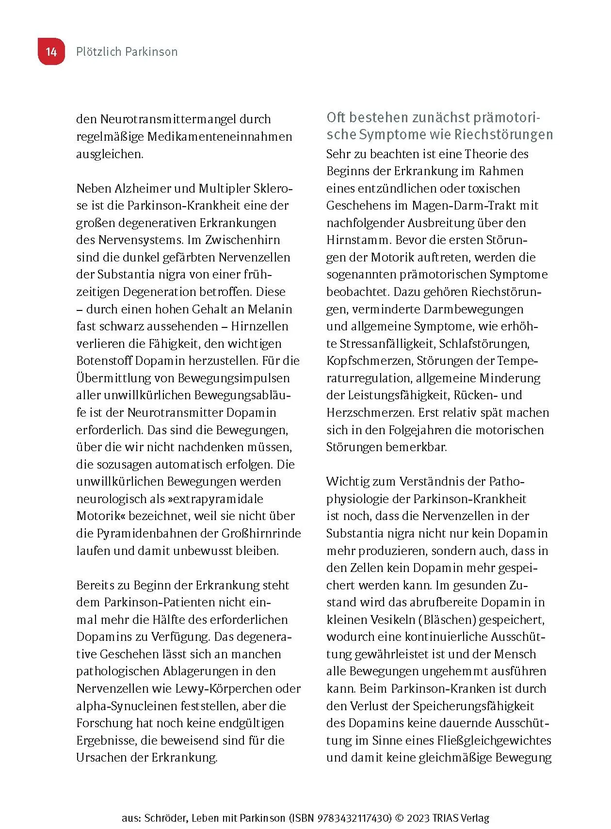 Bild: 9783432117430 | Leben mit Parkinson | Helmut Schröder | Taschenbuch | 136 S. | Deutsch