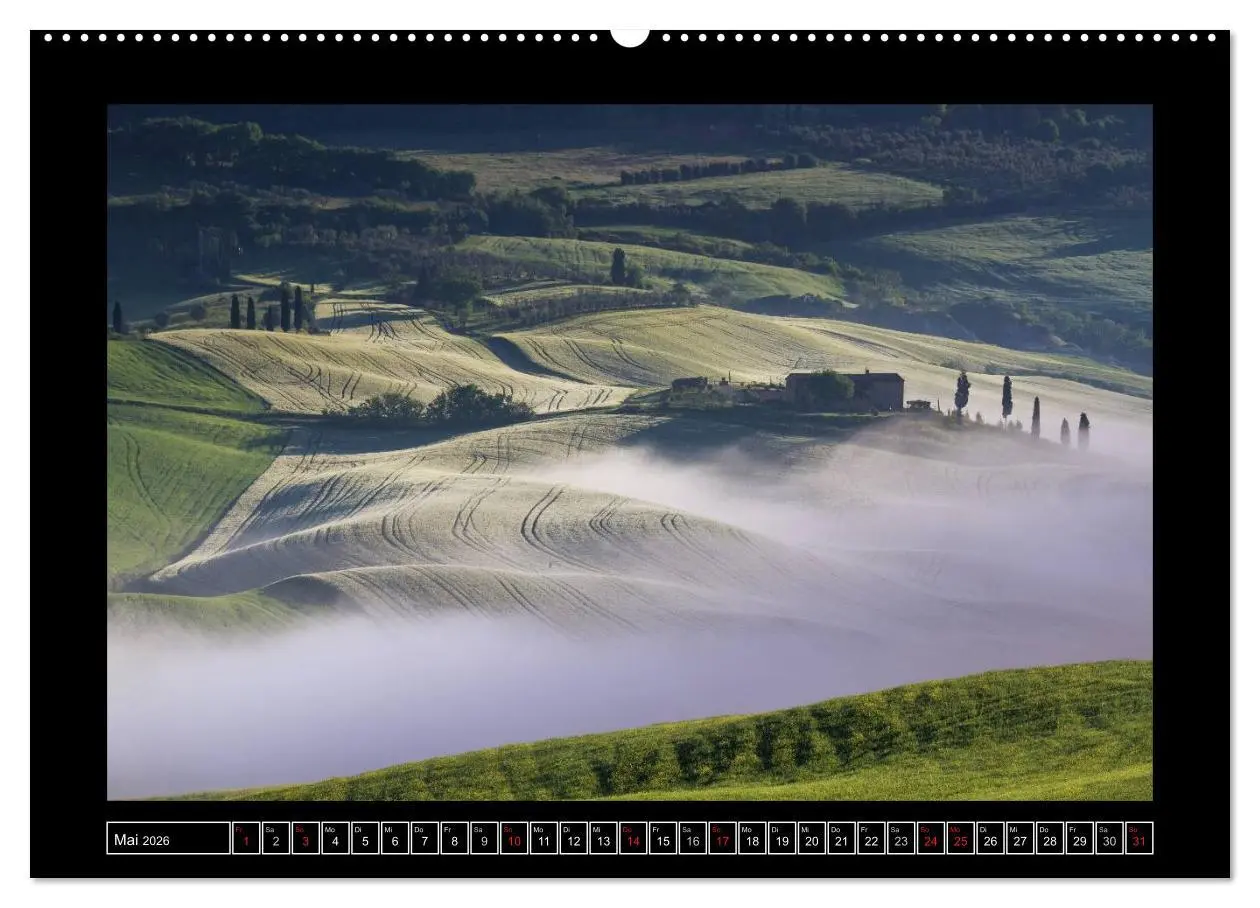Bild: 9783516057430 | Toskana - Die Magie des Val d'Orcia (Wandkalender 2026 DIN A2...