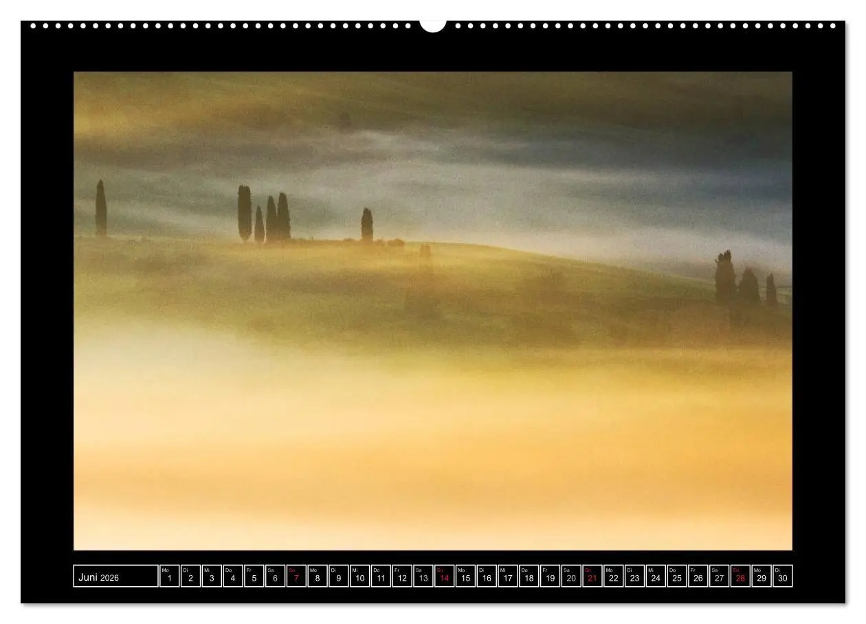 Bild: 9783516057430 | Toskana - Die Magie des Val d'Orcia (Wandkalender 2026 DIN A2...