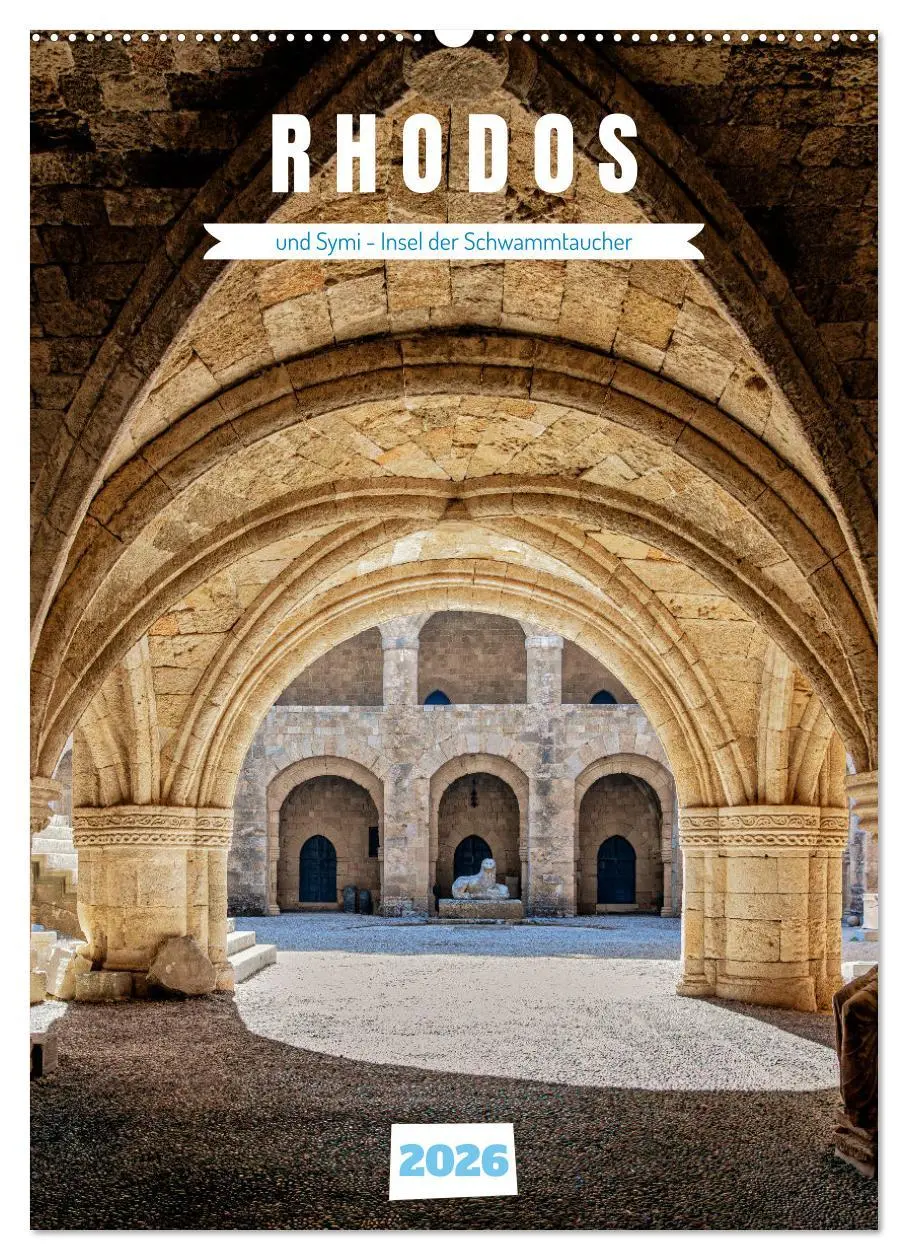 Cover: 9783516297430 | Rhodos und Symi, Insel der Schwammtaucher (Wandkalender 2026 DIN A2...