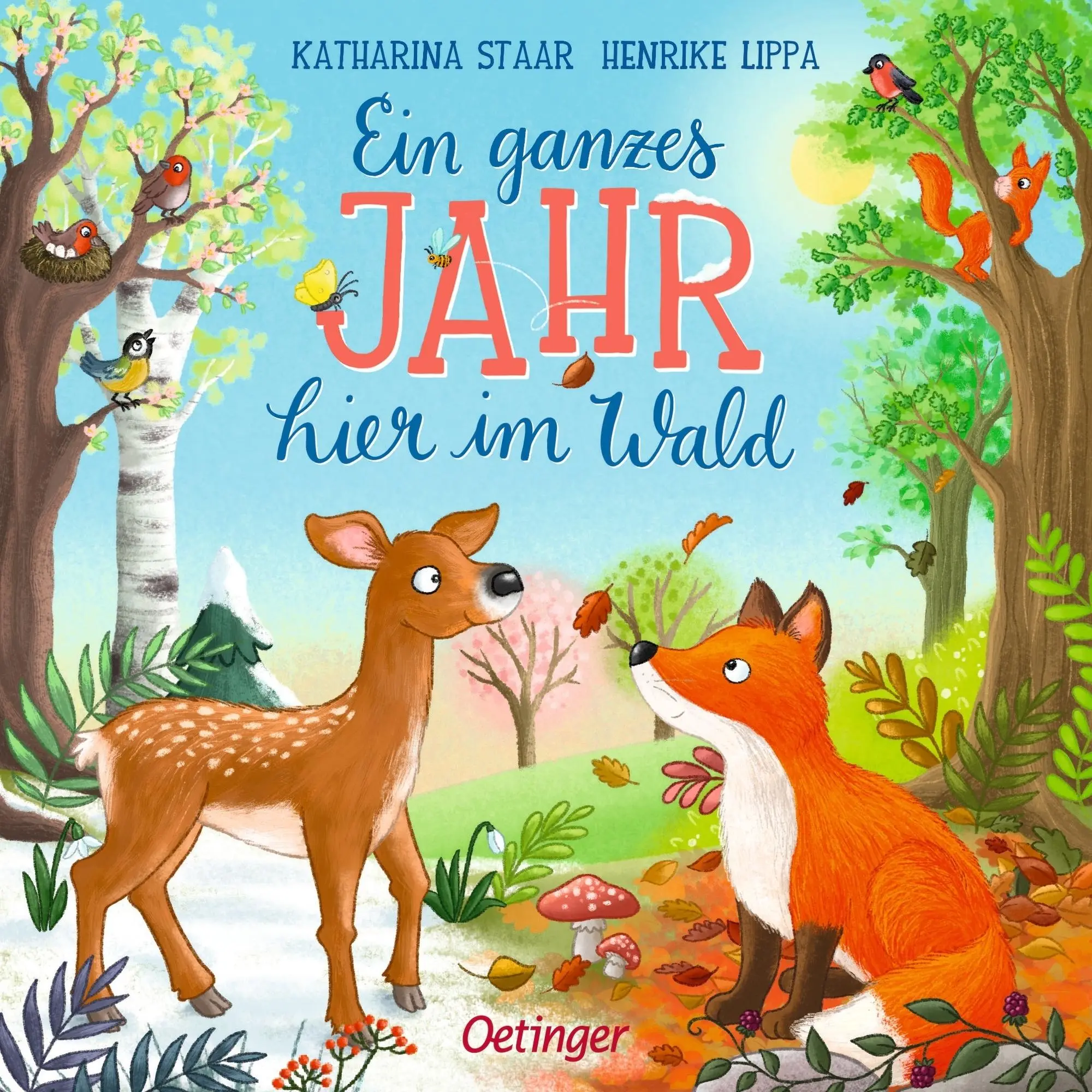 Cover: 9783751207430 | Ein ganzes Jahr hier im Wald | Henrike Lippa | Buch | 66 S. | Deutsch