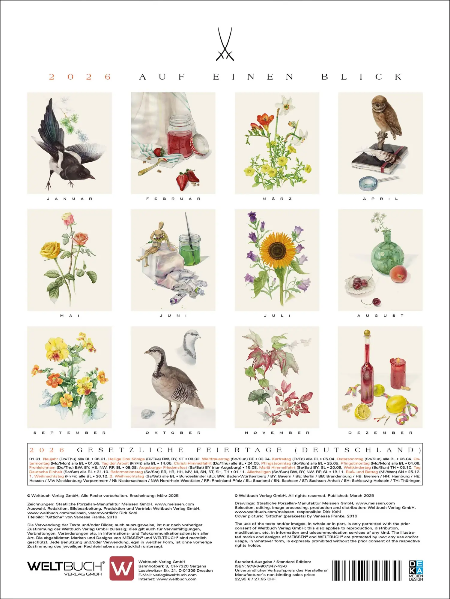 Bild: 9783907347430 | Die Zeichenschule 2026 | Dirk Kohl | Kalender | 15 S. | Deutsch | 2026