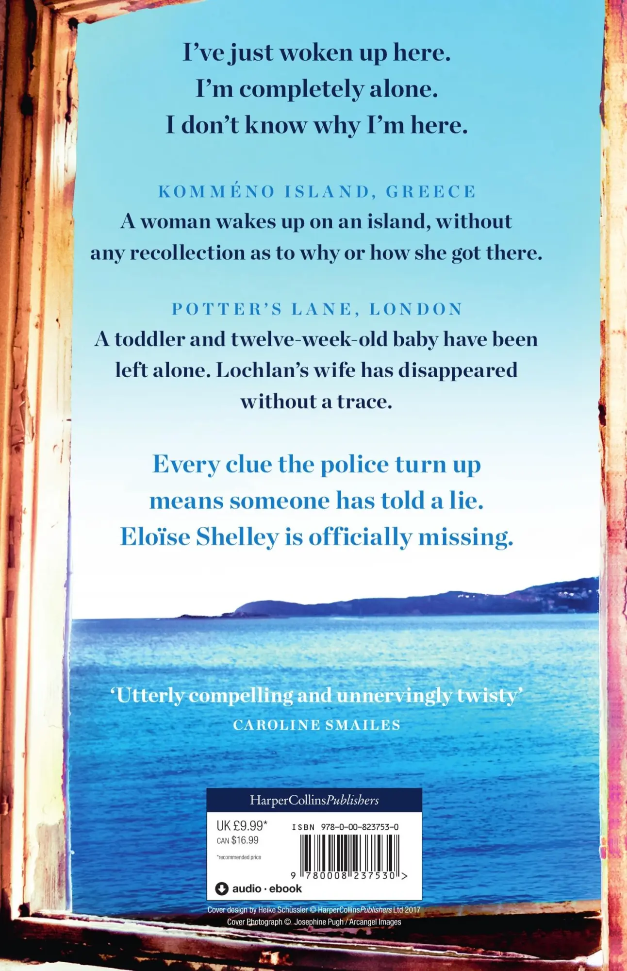 Rückseite: 9780008237530 | I Know My Name | C. J. Cooke | Taschenbuch | 394 S. | Englisch | 2017 Rückseite: 9780008237530 | I Know My Name | C. J. Cooke | Taschenbuch | 394 S. | Englisch | 2017
