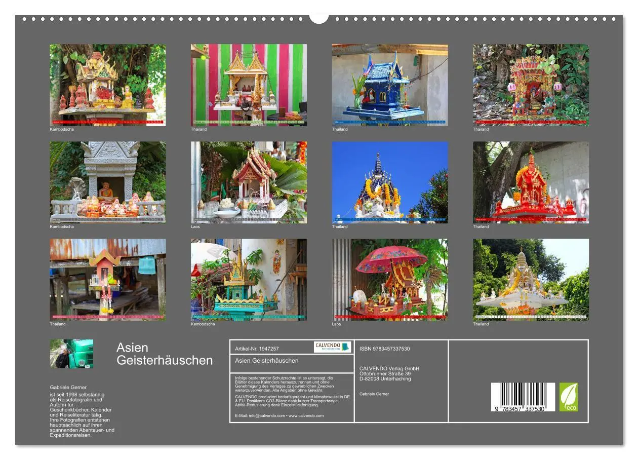 Bild: 9783457337530 | Asien Geisterhäuschen (hochwertiger Premium Wandkalender 2026 DIN...