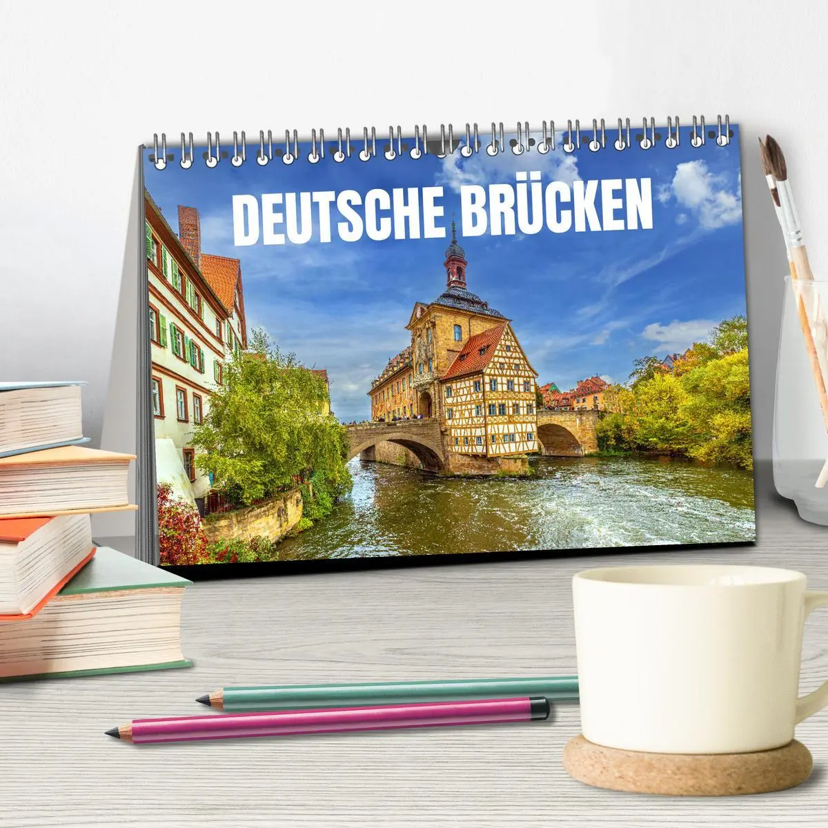 Bild: 9783457407530 | Deutsche Brücken (Tischkalender 2026 DIN A5 quer), CALVENDO...