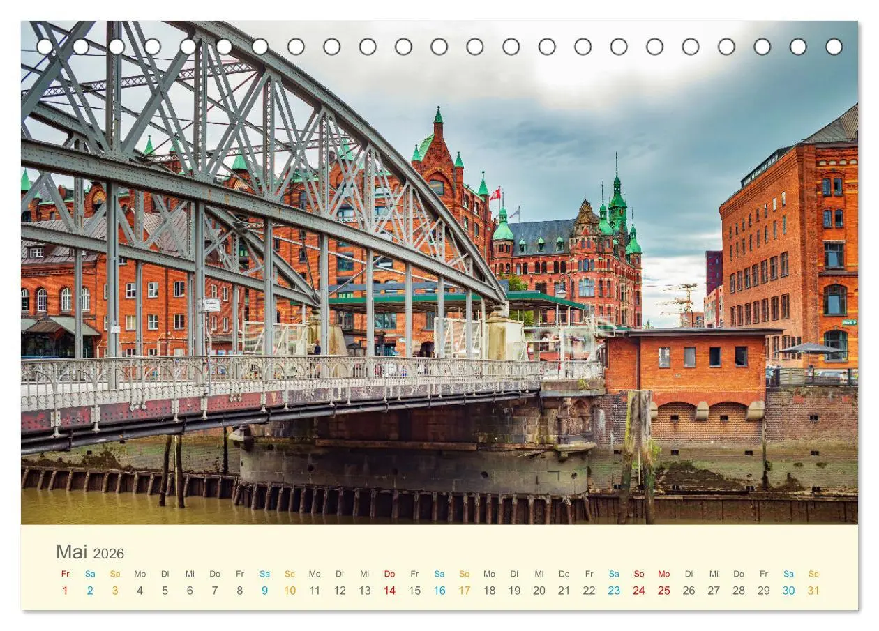 Bild: 9783457407530 | Deutsche Brücken (Tischkalender 2026 DIN A5 quer), CALVENDO...
