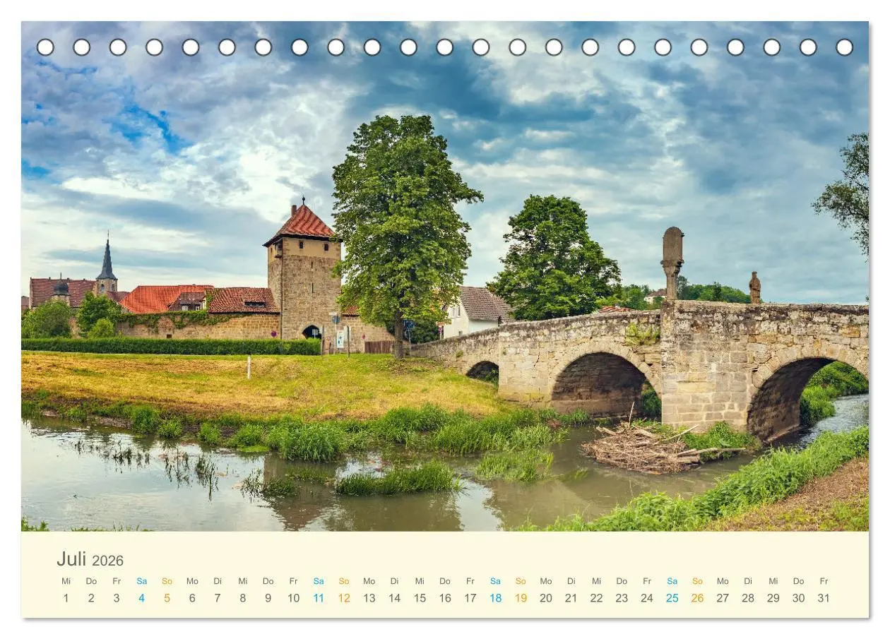 Bild: 9783457407530 | Deutsche Brücken (Tischkalender 2026 DIN A5 quer), CALVENDO...