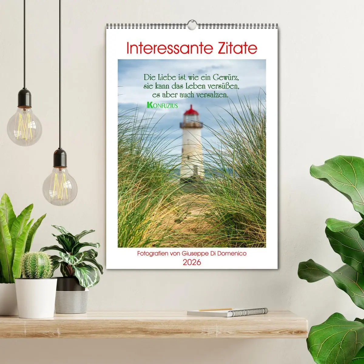 Bild: 9783516287530 | Interessante Zitate (Wandkalender 2026 DIN A2 hoch), CALVENDO...