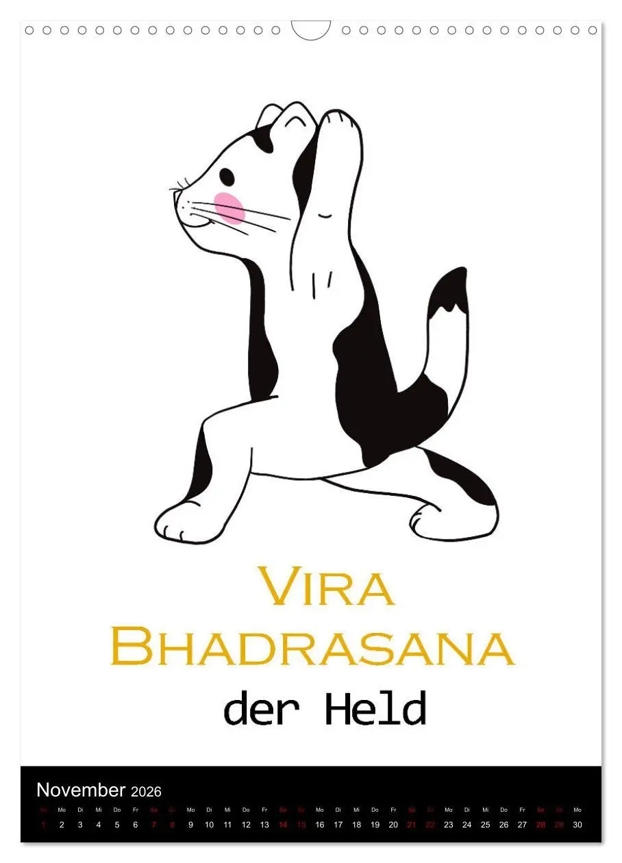 Bild: 9783516357530 | Yogakatzen - ganz entspannt im Hier und Jetzt (Wandkalender 2026...