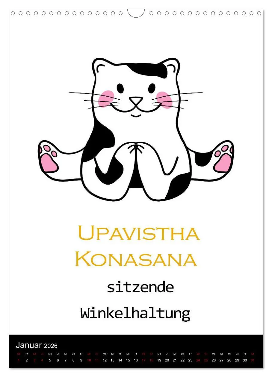 Bild: 9783516357530 | Yogakatzen - ganz entspannt im Hier und Jetzt (Wandkalender 2026...