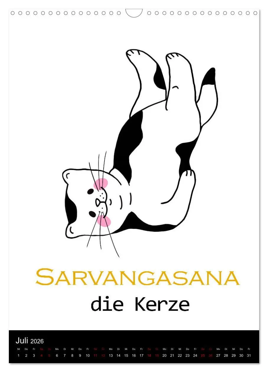 Bild: 9783516357530 | Yogakatzen - ganz entspannt im Hier und Jetzt (Wandkalender 2026...