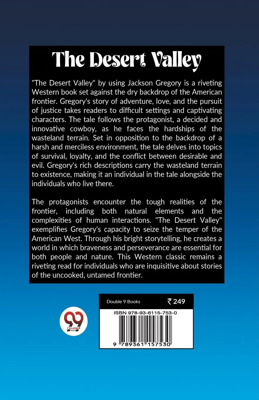 Rückseite: 9789361157530 | The Desert Valley | Jackson Gregory | Taschenbuch | Englisch | 2024