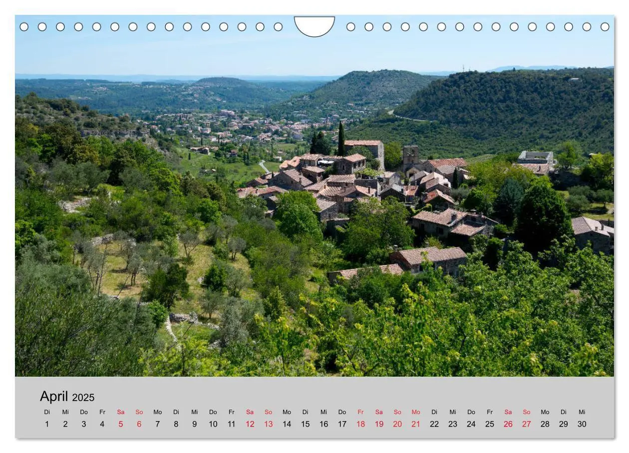 Bild: 9783435237630 | Bezaubernde Ardèche (Wandkalender 2025 DIN A4 quer), CALVENDO...